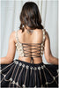 Handloom Jute Shells Spegatti Top Only (Base Black)