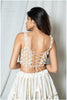 Handloom Jute Shells Spegatti Top Only (Base Off White)