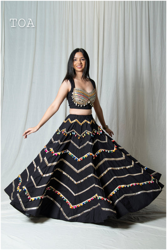 ZigZag Zariya Skirt Only - Black