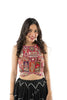 Vintage Vibe Halter neck Top Pink