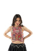 Vintage Vibe Halter neck Top Pink