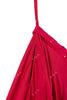 Pink Mirror Work Border Skirt 9+ Mtrs Flare