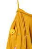 Yellow Multi Mirror Work Skirt 9+ Mtrs Flare
