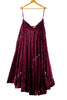 Wine Gajji Mirror Skirt 24 Kalli