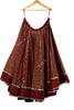 Maroon Ajrakh Gamthi Skirt