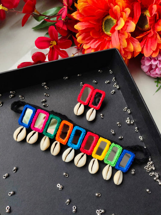 Choker Mirror Necklace - JVD