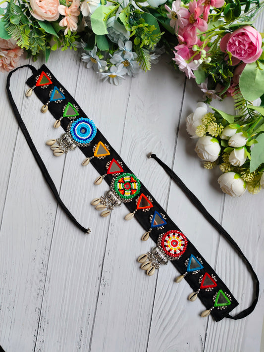 Multi Thread Mirror Waist Belt - JVD
