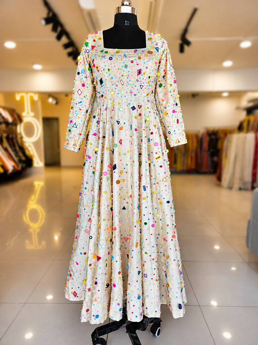 Pop Up Vibe Dress - Cream white 2.O