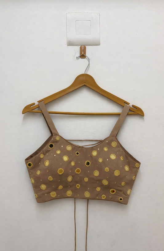 💫Sequins Sitara Mirror SP Top - Mocha💫