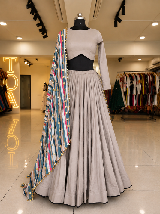 Shades Of Solid - Signature Solid Outfit - Dusty Stone Grey