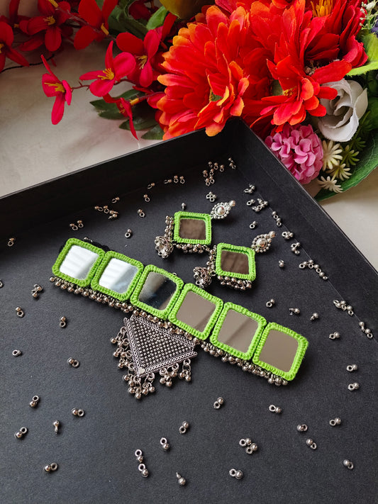 Choker Mirror Necklace - JVD