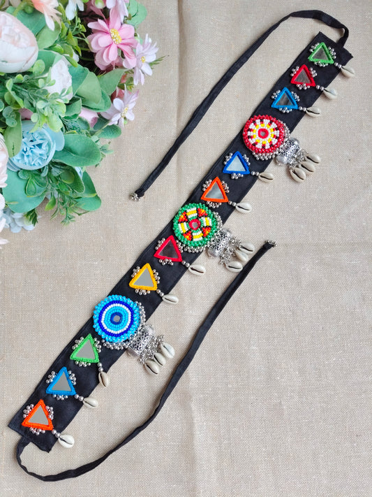 Multi Thread Mirror Waist Belt - JVD