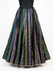 Banarasi Stripe Skirt Only - Black