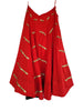 Red Alternate Kallis Resham & Sequins in 10+ Mtrs Flare Skirt