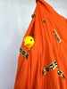 Orange Alternate Kallis Resham & Sequins in 10+ Mtrs Flare Skirt