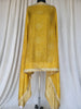 Premium Crepe Bandhani Dupatta Mustard Yellow