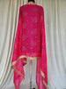Premium Crepe Bandhani Dupatta Pink Color