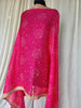 Premium Crepe Bandhani Dupatta Pink Color