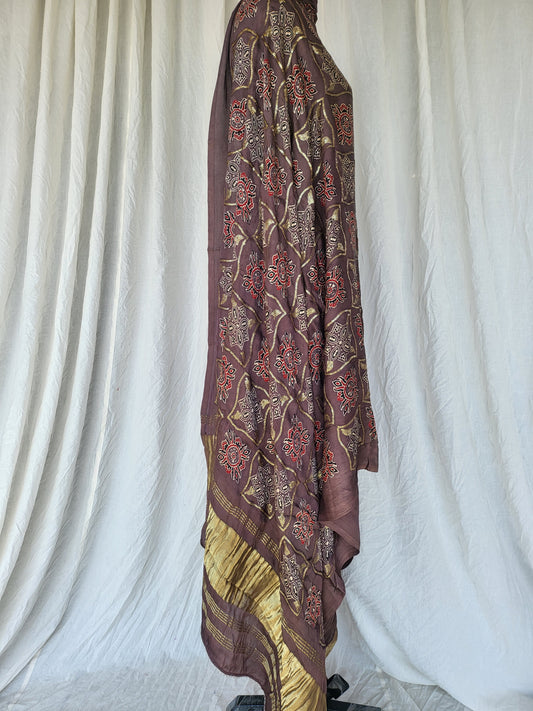 Premium Modal Gaji Ajrakh Dupatta