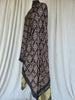 Premium Black Modal Gaji Ajrakh Dupatta