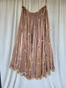 Copper Color Kanjivaram Soft Tissue Silk Dual Tone Skirt