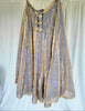 Copper Grey Kanjivaram Soft Tissue Silk Dual Tone Palatte Skirt