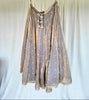 Copper Grey Kanjivaram Soft Tissue Silk Dual Tone Palatte Skirt