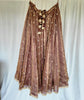 Copper Kanjivaram Soft Tissue Silk Dual Tone Palatte Skirt