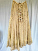 Golden Kanjivaram Soft Tissue Silk Dual Tone Palatte Skirt