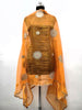 Premium Soft Organza Bandhani Dupatta Rust