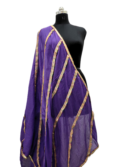 Mal Dupatta Purple