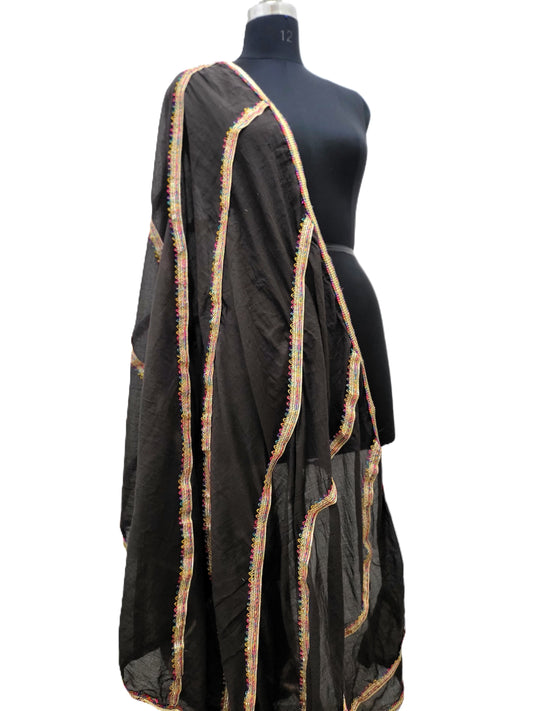 Mal Dupatta Coffe Brown
