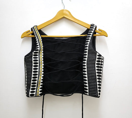 Kashmiri Top - Black