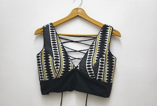 Kashmiri Top - Black