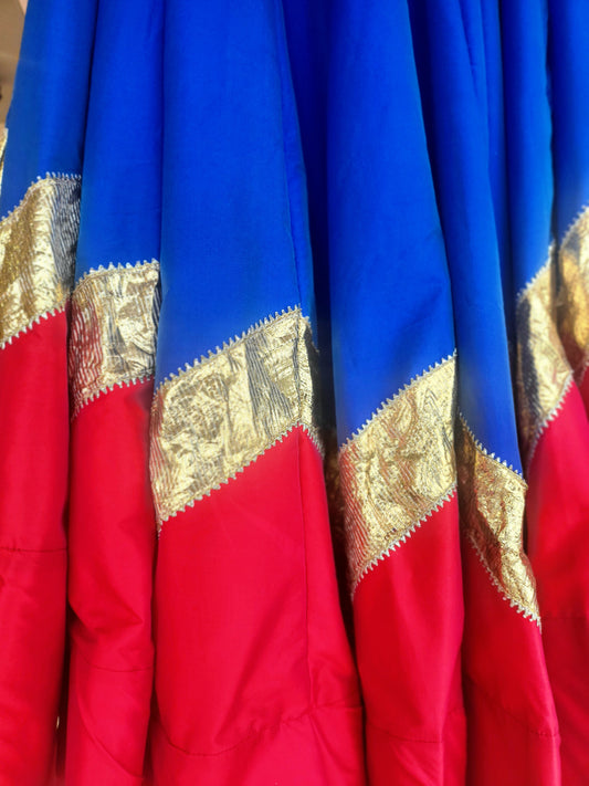 Neela Laal Lampi Skirt