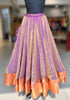 Purple Rust Kanjivaram Skirt