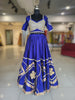 Royal Blue Silk Shine Outfit