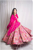 Hot Pink Georgette Dupatta