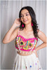 Mirror Boho White & Pink