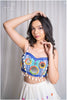 Mirror Boho White & Blue
