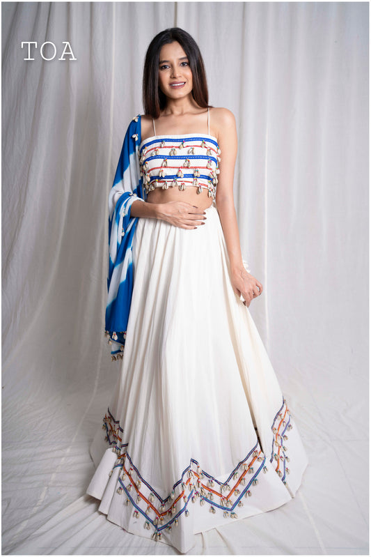 Shankh Raas Skirt