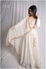 Cream Off white Soft Organza Delicate Dupatta