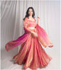 Gulab Saanjh – Kanjivaram High-Waisted Skirt Set