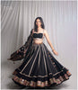 Pleated Georgette Neck Vintage Vibe Set