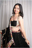 Black vintage border Dupatta Only