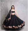 Georgette vintage vibe set - Black