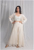 Monotone Off-White Indo-Western Set