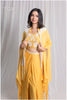 Indo-Western Drape Skirt Set