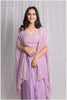 Indo-Western Drape Skirt Set