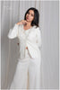 Royal Cream White Jacket Set